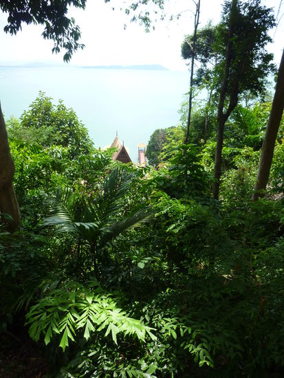 Aussicht von unserem Balkon