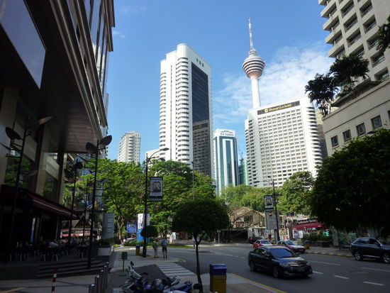 Auf dem Weg zum KL Tower