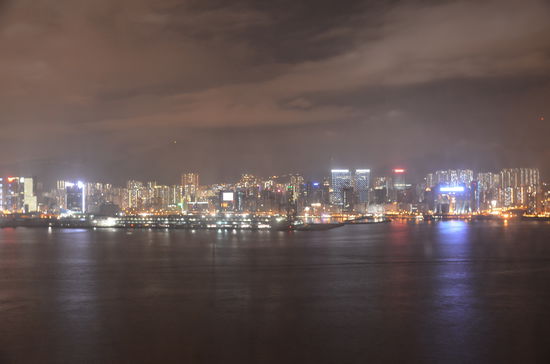 Blick aus dem Hotelzimmer auf die Harbour Bay   