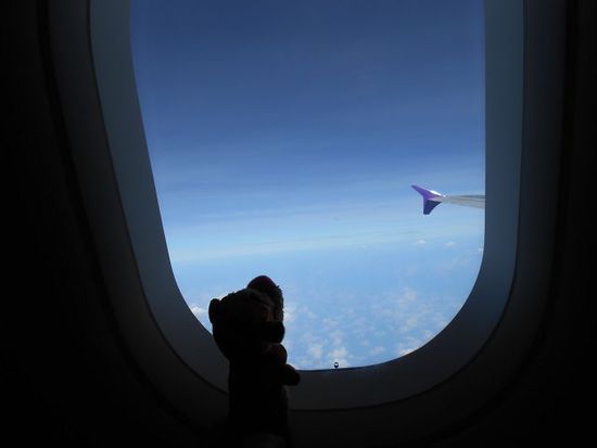 Wir drei auf dem Weg nach Krabi (Ulf, Uta und Tigger) ....