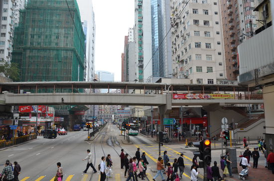 ...unterwegs mit der Tram....