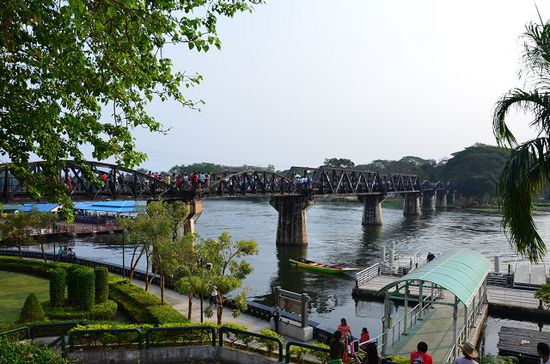 Die berühmte River Kwai Bridge