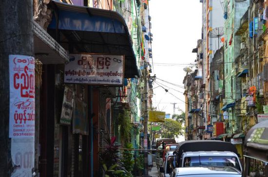 Eine typische Seitenstraße