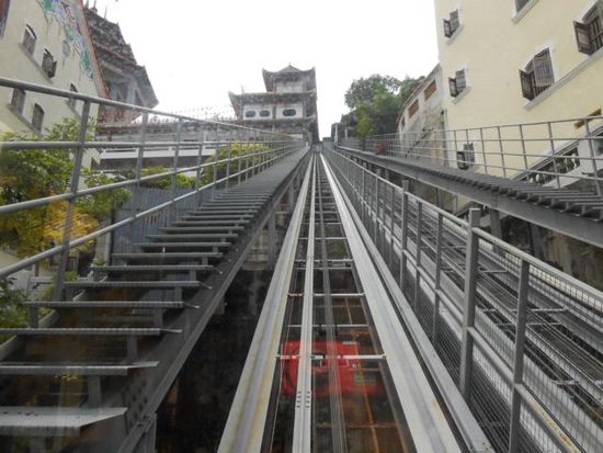 Die Bahn nach oben....