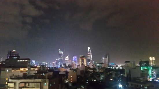 HCMC bei Nacht
