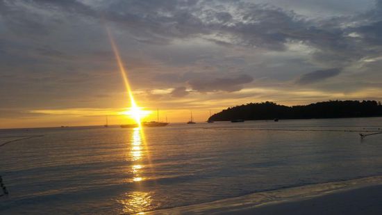 Sonnenuntergang am Pattaya Beach