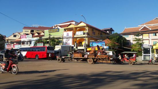 Morgens 7:30 Uhr in Siem Reap 
