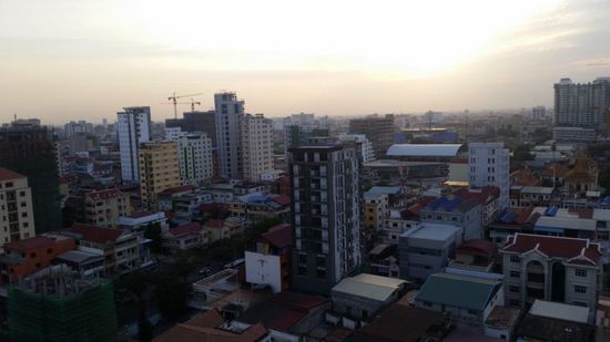 Blick auf Phnom Penh
