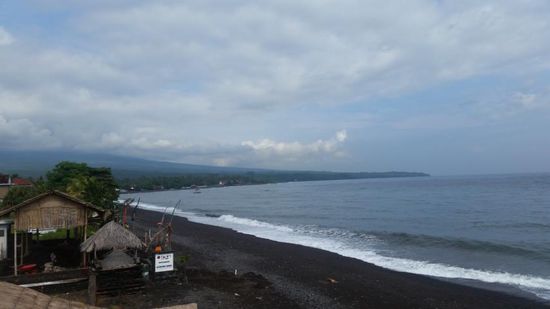 ...man kann es zwar nicht sehen, aber die Sonne schien tatsächlich  Ein letzter Blick...