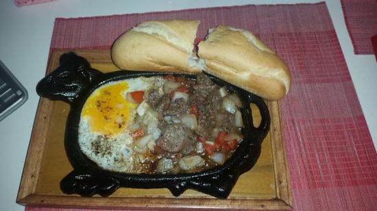 warmes Essen zum Frühstück... 