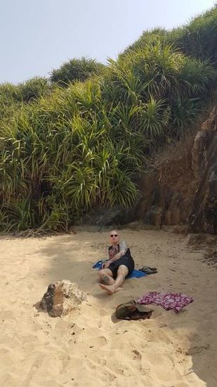 ...an den Felsen ist es gut auszuhalten ....