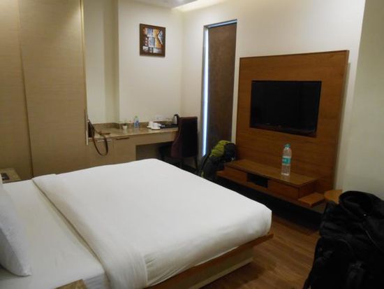 Ein solides Hotelzimmer