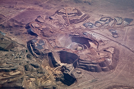 Luftaufnahme Mine