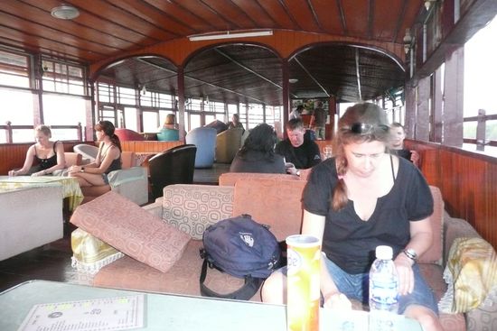 Unser Luxusliner auf dem Hau Giang