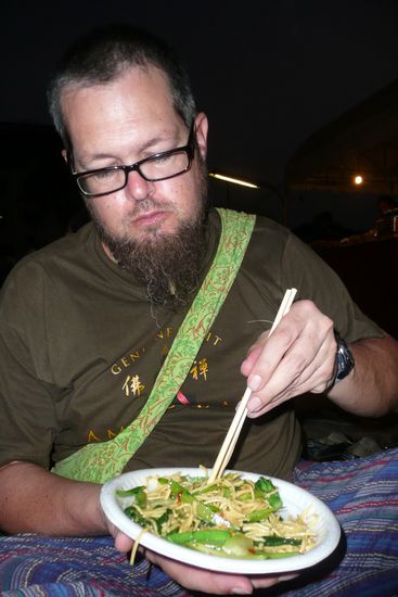 ...und so schaut das auf dem Teller dann aus. Kostet ungefähr 0,7 $