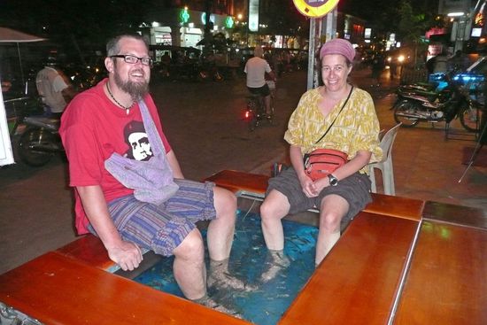 Wir beide zu Gast bei Dr. Fisch