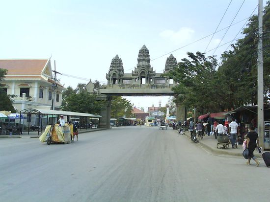 Das Niemandsland zwischen Kambodscha und Thailand