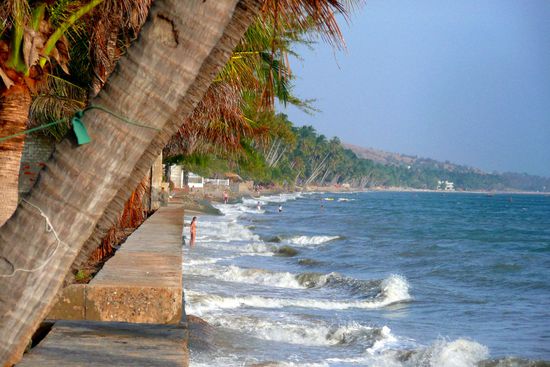 Die Kaimauer von Mui Ne