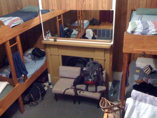 Das Zimmer, mit den höchsten Hochbetten die ich bisher gesehen habe..