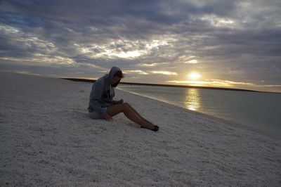 Shell Beach, ein ganzer Strand voller Muscheln.