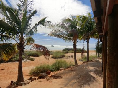 Der Weg zum Strand