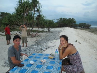 Eine nette Strandbar