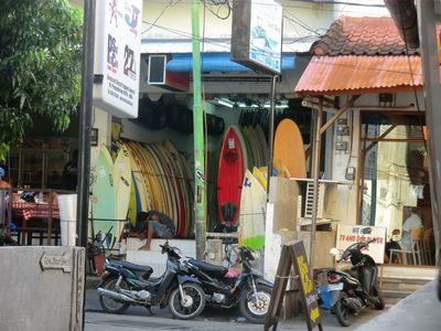 Da sind sie die Surfboards !! Wir sehen uns noch !!