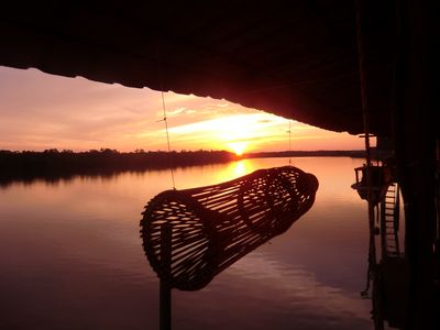 Noch mal den Abendhimmel genießen..