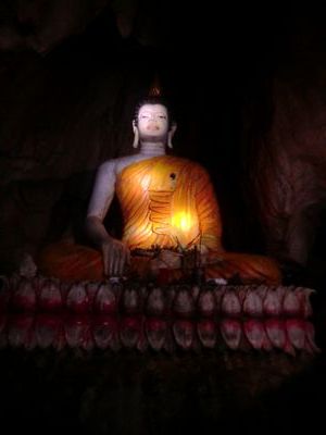 Der Buddah in der Höhle
