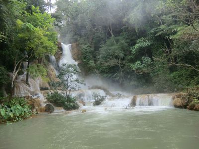 Da wäre dann ein größerer Wasserfall