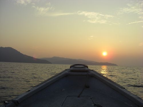 Es geht auf die Insel