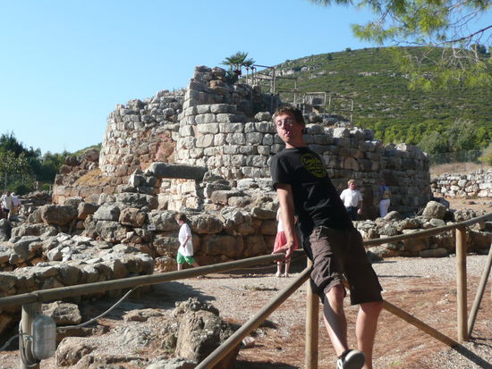 Etwas Geschichte musste natürlich auch sein. Dies ist eine der zahlreichen Nuragen, die man auf der ganzen Insel findet...