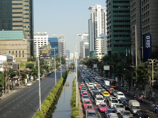 Die chaotischen Strassen von Bangkok