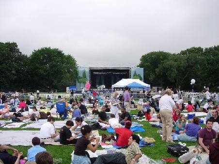 Ein Klassik Konzert im Central Park for free. Der Klang war so gut wie in einer Konzerthalle.