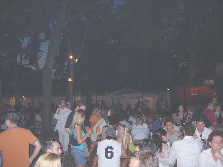 Die Bohemian Hall, der Beergarden