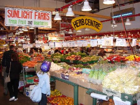 So siehts im Public Market aus. Alles was der Feinschmecker braucht.