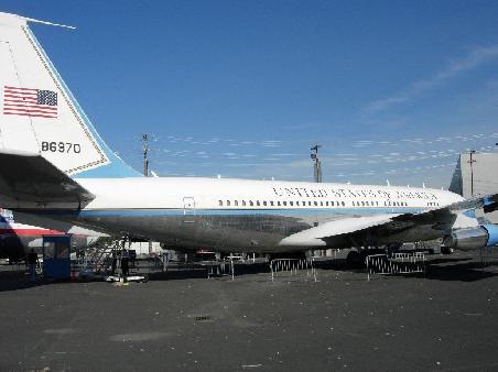 Die letzte Air Force One, u.a. flog JFK damit.