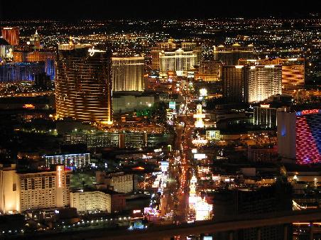 Vegas at night