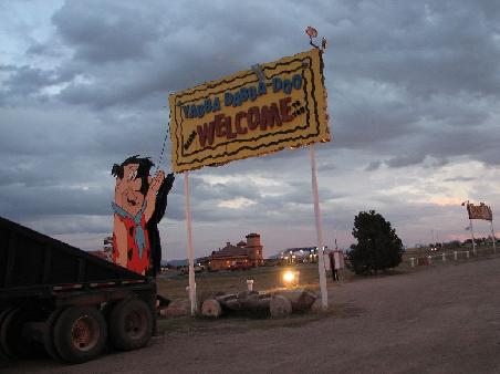 Yabba Dabba Doo, ich hab einen Campingplatz gefunden.