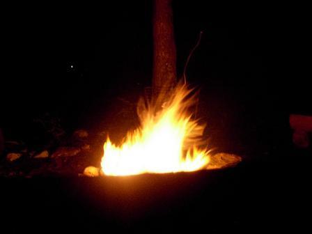 Campfire auf Manitoulin Island