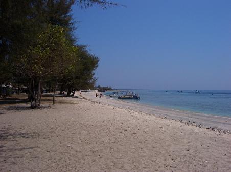 Strand auf Gili Trawangang