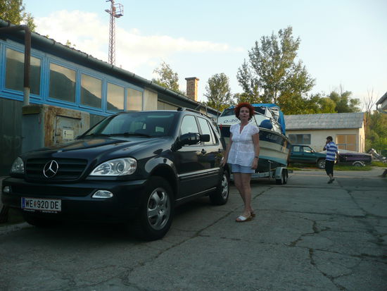 Mit dem Auto von Wels nach Baja zum Yachtclub Szanto!