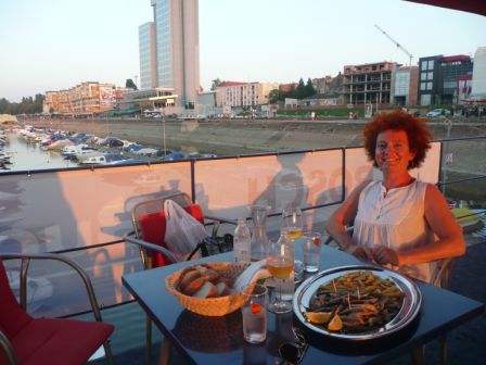 Entspannt im Yachtclub Osijek