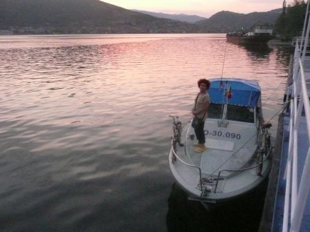 Übernachtung am Ponton der Capitania in Orsova