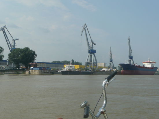 Der Hafen von Braila - bis hier fahren auch Hochseeschiffe auf der Donau