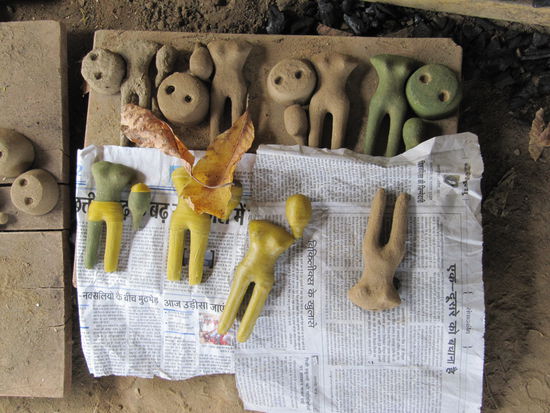 Schritte der Ummantelung.