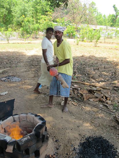 Rausnehmen und Drehen.