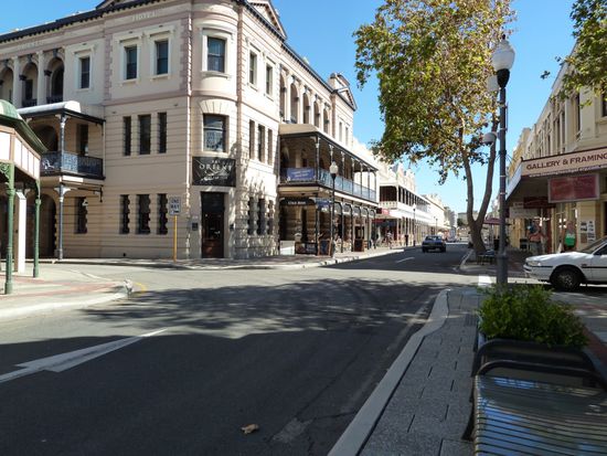 Richtig schöne Fassaden gibt es hier.