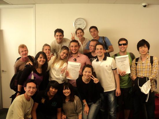 Freitags werden die Abgehenden Schüler verabschiedet.