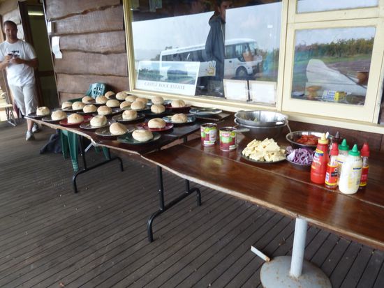 Mittagessen, Hamburger.